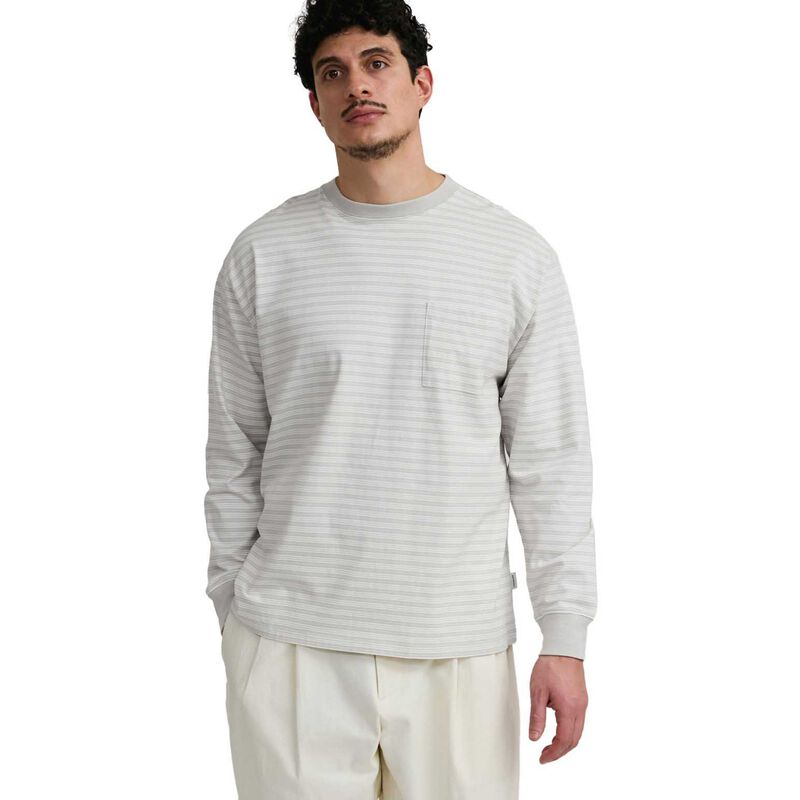 Saturdays NYC Multi Stripe Relaxed Long Sleeve Tee image number 0